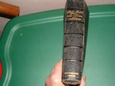 The Holy Bible Red Letter Teachers Edition Self Pronouncing 1900 Leather picture