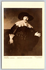 Postcard Cincinnati Ohio Taft Museum Portrait Of A Young Man Rembrandt Van Rijn picture