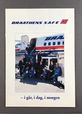 BRAATHENS S.A.F.E. BROCHURE 1993 NORWAY - NORWEGIAN LANGUAGE picture