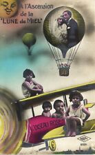 PC CPA MULTIPLE BABIES CHILDREN FANTASY AIRCRAFT AVIATION VINTAGE PC. (b53326) picture