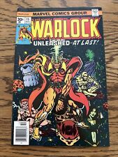 Warlock #15 (Marvel 1976) 1st Thanos Origin 1st Gamora Cover Appearance VF+ picture