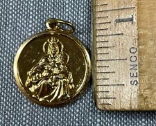 Vintage Medal Pendant Our Lady Of Mount Carmel New Jersey Christian H77 picture