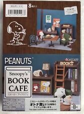 Re-Ment Snoopy's BOOK CAFE Miniature Figure Complete Box Set of 8 New JP picture