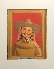 MAD MAGZINE ~ BUFFALO ALFRED/BENJAMIN NEUMAN ~ DOUBLE SIDED PAGE. [FRAME IT] picture