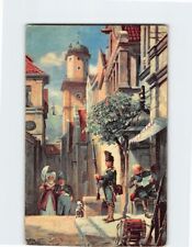 Postcard He Comes Painting by Carl Spitzweg picture