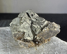 ➤ 1-1/2 Inch - PYRITE CUBE CLUSTER Pleasant Ridge Quarry Rensselaer Indiana ➤350 picture