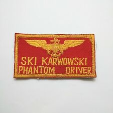 USN USMC NAVAL AVIATOR PHANTOM DRIVER F-4 NAME PLATE FOREIGN made Patch 1L  picture