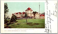 1909 Mount Kineo House Moosehead Lake Maine ME Grounds Building Posted Postcard picture