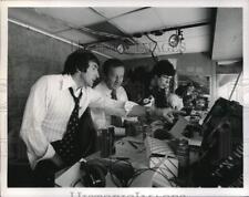 1980 Press Photo Jackie Stewart, Jim McKay host 