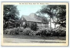 c1910s The Old Grave House Exterior Built 1672 Madison Connecticut CT Postcard picture