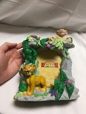 Vintage 1994 Disney Store The Lion King Simba and Nala Picture Resin Frame picture