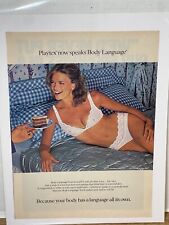 VINTAGE 1980s Print Ad ~Playtex Body Language Underwear ~Slip into Body Language picture