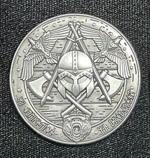 Viking Challenge coin Freemason Masonic, 1.75