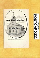 CT Millington 1901-09 udb antique postcard CONG CHURCH BUILDING CONN picture