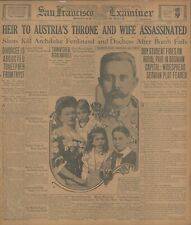 Archduke Franz Ferdinand and Wife Assissinated June 29 1914 Original B40 WW1 picture