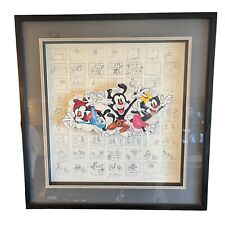 Animaniacs Storyboard Lithograph Print Warner Bros 1994 Framed 181 of 2500 COA picture