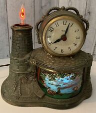 Vintage United Lighthouse Lighted Motion Display Clock Model 290 WORKS (READ) picture