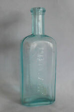 Antique Dr D Jayne's Expectorant Medicine Aqua Embossed Bottle Philadelphia picture