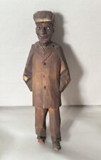 Antique Carved Figure of Man Folk Art Figurine, 10