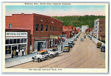 c1920's Drugstore Foods Cafe Imperial Cleaners Hot Springs Nat. Park AR Postcard picture