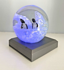 LED Color Changing  Penguin in Glass Ball picture