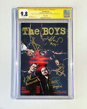 The Boys Gold Edition Reprint Facsimile CGC 9.8 SS Signed by the Cast of group picture
