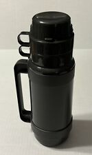 Vintage Thermos Add A Cup Insulated Bottle Hot Cold 1 Liter #3210 2 Lids picture