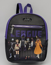 Bioworld My Hero Academia League of Villains Gallery Mini Backpack Purple Black picture