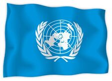 United Nations wave flag sticker decal 5