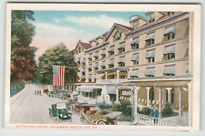 Postcard 1910 Kittatinny Hotel Entrance in Delaware Water Gap, PA Antique Cars picture