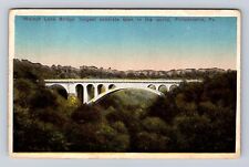 Philadelphia PA- Pennsylvania, Walnut Lane Bridge, Vintage c1915 Postcard picture
