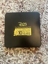D23 The Official Disney Fan Club 10 Year Anniversary Pin Set Gold Member Gift picture