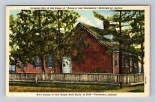 Vincennes IN-Indiana, Site Of Alice Of Old Vincennes Home Vintage Postcard picture