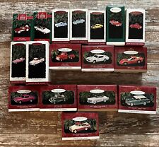 Hallmark Ornaments Cars and Trucks Lot of 17 picture