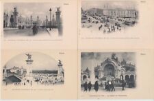 EXPO 1900 Paris 10 Vintage Postcards with Original Folder Series 1 B.F. (L5678) picture