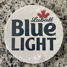 LABATT BLUE LIGHT 4” Round Sticker White craft beer brewery brewing picture