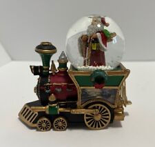 Thomas Kinkade Wonderland Express Musical Miniature Snow Globe Train Engine  picture