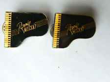 Pair of RONNIE MILSAP Piano Lapel ~ Hat Pin picture