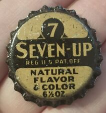 1920's 7UP SEVEN UP Soda Bottle Cap Cork Unused picture