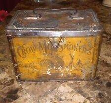 Crow Mo Smokers Cigar Tin Antique picture