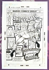 SIGNED~ Gerry CONWAY~ The Amazing Spider-Man #121 John ROMITA~ ART Print B&W b picture