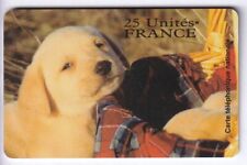 FRANCE TELECARD / PHONECARD PREPAID .. 25U TO TELECOM CHIEN DOG + # NEW picture