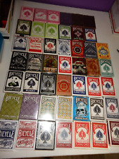 47 lot just Bicycle Playing Card decks NEW/SEALED Rider Back etc 9 are Ohio picture