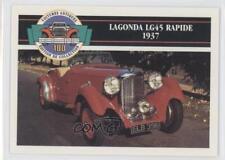 1991 Panini Voitures Antiques Edition de Collection 100 Lagonda LG45 Rapide 0b6 picture