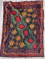 Vintage Chase Carriage Sleigh Buggy Lap Blanket Horse 58x43 picture