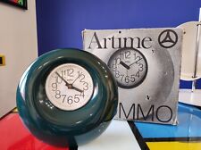 1970s New Time Table Clock Design By Bruno Porzio Artime Green Gommo picture