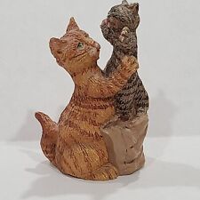 Creations by Carole, Mother and Kitten Kitty Figurine picture