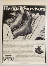 1973 Print Ad Herman Survivors Sportsman's Outdoor Boots Millis,Massachusetts picture
