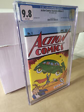 Action Comics #1 Facsimile Edition DC White Pages CGC 9.8 In Hand picture