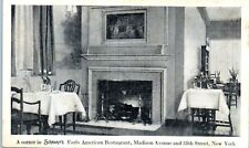 A Corner in Schrafft's Early American Restaurant, Madison Ave. New York Postcard picture